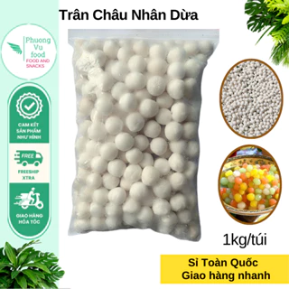 Trân châu nhân dừa, Trân châu ngũ sắc,1kg/túi, giao hàng hỏa tốc Hà Nội