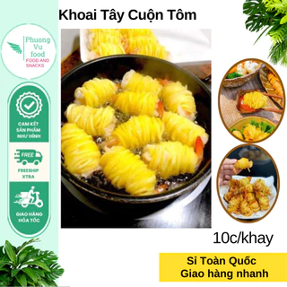 khoai tây cuộn tôm 10c/khay - hoả tốc, hà nội