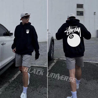 Áo khoác stussy hoodie bi-a có mũ sweater nam nữ local brand fom rộng nỉ bông dày dặn oversize thu đông HD176 L66