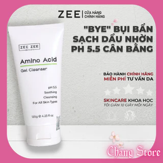 [CHÍNH HÃNG] Gel Rửa Mặt Amino Acid - Sửa Rửa Mặt Tạo Bọt Cân Bằng Ph 5.5 Cho Da Nhạy Cảm 120g ZEE - CHANGSTORE Skincare