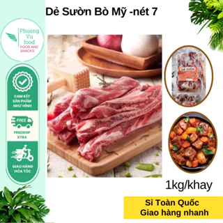 Dẻ sườn bò mỹ 1kg/khay ( chỉ giao Hà Nội, hoả tốc)