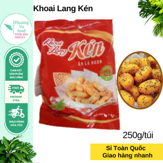 Khoai Lang kén, nước cốt dừa, tẩm vừng, túi 250g. Giao hoả tốc Hà Nội