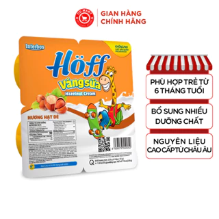 Lốc 4 hũ váng sữa Hoff vị hạt dẻ 55g