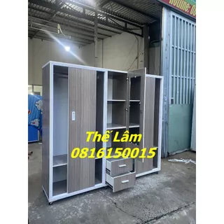 tủ cửa trượt ngang 2m mã 5C00 bao lắp ráp