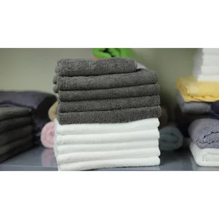 Combo 10c MÀU GRAY, MÀU TRẮNG Giá RẺKhăn tắm gội 40x80cm trọng lượng 220gr 100% Cotton cao cấp sợi chải kỹ