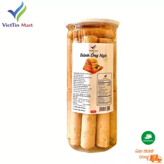 Bánh Ống Ngò nhân Đậu Phộng Viettin Mart 450G