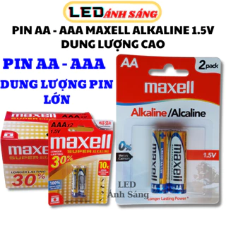 Pin AA, AAA Maxell Alkaline Dung lượng cao dùng cho Remote, điều hòa, Tivi...
