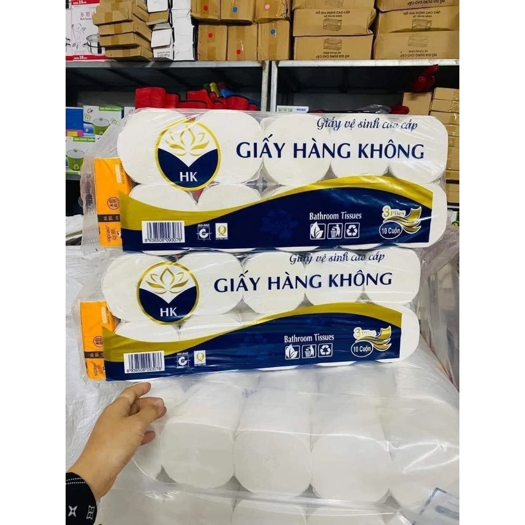 Giấy vệ sinh dai mịn 3 lớp - bịch 1kg