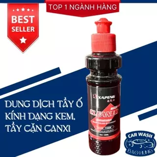 Dung dịch Tẩy Ố Kính, Bề Mặt Sơn Dạng Kem - Tẩy Cặn Canxi, Làm Sạch Kính Xe Ô Tô  Bị Ố Mốc, Mờ Đục, Tăng Tầm Nhìn