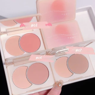 Phấn Má Hồng SWEET MINT Hai Màu Mềm Mịn Dual-color Combination Blush Bền Màu Tự Nhiên