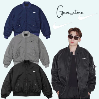 Áo Khoác BOMBER Phao NIKE 3 Lớp Nam Nữ, Chính Hãng Cao Cấp Phong Cách Hàn Quốc ,Hàng Xịn Chất Dày Dặn Mẫu Mới Gem_store