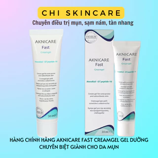 (CHÍNH HÃNG) AKNICARE FAST CREAMGEL GEL DƯỠNG CHUYÊN BIỆT GIÀNH CHO DA MỤN - Chi Skincare