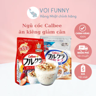 [CHÍNH HÃNG] - Ngũ cốc Calbee ăn kiêng giảm cân Nhật Bản date mới nhất T12/2024