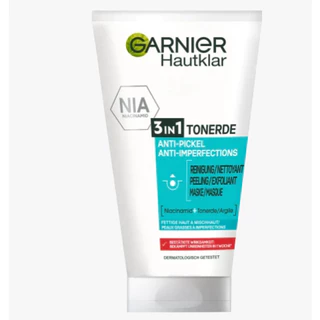 Sữa rửa mặt Garnier Skinactive 3in1 Tonerde của Đức