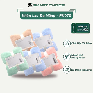 Khăn Cotton SmartChoice SCG-PK070 Kích thước 35x60cm Mềm Mịn Thấm Hút Tốt Hàng Loại 1