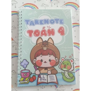 Sổ lò xo Takenote Toán 4