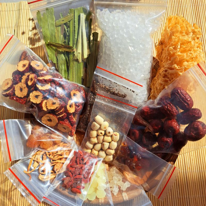 Set 300gr-Chè Dưỡng Nhan Tuyết yến 14 Vị (Có hoa mộc) - Nấu 9 đến 10 Chén Chè