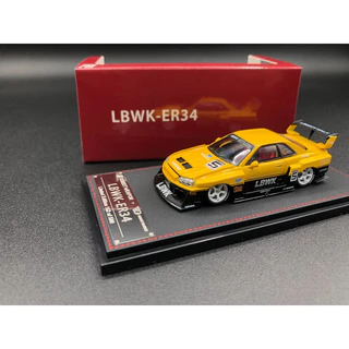 mohinhxeps-1/64_Scale Street Weapon LBWK ER34 Yellow with Opened Hood