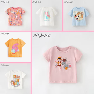 BST hè bé gái thun cotton Malwee họa tiết dễ thương 2-7 tuổi - Little Maven Chính Hãng