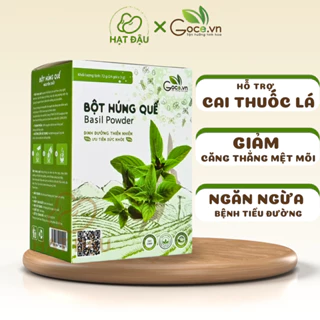 Bột Húng Quế Nguyên Chất Giảm Căng Thẳng, Mệt Mõi, Tiêu Hóa Tốt - Hộp 24 gói