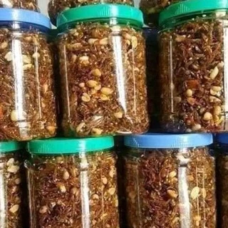 Cá Cơm rim lạc lọ 300g . Món ăn tiện lơi nhà làm