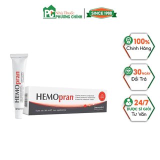 Kem Bôi Trĩ Hemopran Cream Dùng Cho Trĩ Nội, Trĩ Ngoại Và Suy Giãn Tĩnh Mạch (Tuýp 35ml)