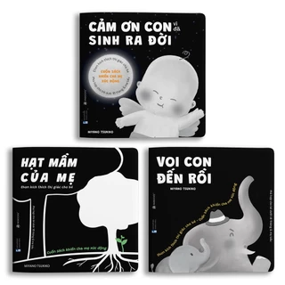 Sách Ehon Kích Thích Thị Giác - Combo (3 Tập) - Cảm Ơn Con Dành Cho Trẻ Từ 0 - 6 Tuổi