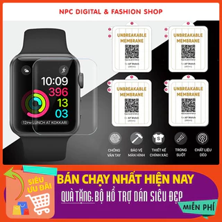 Dán PPF Đồng Hồ Apple Watch Size 30 40 42 44 45 4 Lớp Chuẩn Đẹp