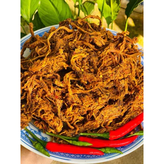 Bò Khô Sợi Cay Bò 100% Nhà làm Quảng Ngãi(250gram)