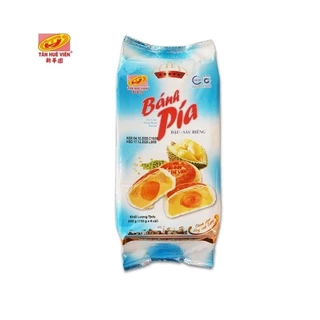 Bánh Pía TÂN HUÊ VIÊN Sóc Trăng Đậu Xanh Sầu Riêng Trứng (Gói 600g x 4 cái)