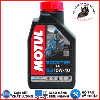 Nhớt xe tay ga Motul Scooter LE 4T 10W40 800ml