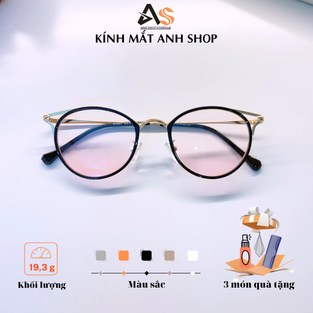 Kính mắt mèo thời trang nữ giới chất liệu kim loại 22007A