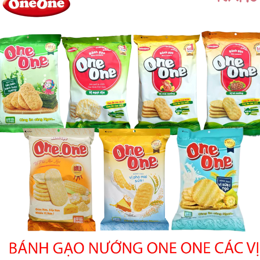 Bánh gạo nướng One One các vị