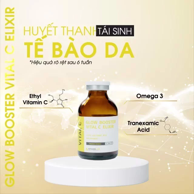 Serum phục hồi da KyungLab Glow Booster Vital C Elixir 30ml