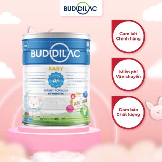 Sữa Bột BUDDILAC Baby Tăng Sức Đề Kháng, Hỗ Trợ Phát Triển Trí Não, Giúp Bé Ăn Ngon Ngủ Sâu Giấc Lon 900gr