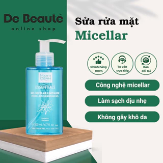 [HÀNG CÔNG TY] Sữa Rửa Mặt Martiderm Dành Cho Mọi Loại Da Martiderm Essentials Micellar Cleansing Gel 200ml