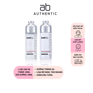 Cặp nước hoa hồng và sữa dưỡng CNP Rx Skin Rejuvenating PHA Complex 20ml - AB AUTHENTIC