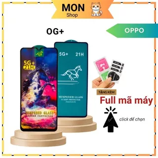 Cường lực oppo reno 8 a76 a77 a57 a5s a54 f5 a74 a55 a53 f11 a17 f7 f9 pro 4 5 7 7z 6 6z 5g full màn tổng hợp Kính [OG]