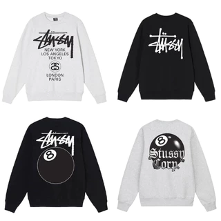 Áo Sweater Stussy Nỉ Bông Cotton Full Tag Mạc Rep