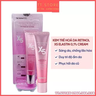 Kem Dưỡng Trẻ Hóa Da Retinol X5 Elastin Cream SkinPastel 30ml Hàn Quốc.