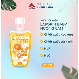 Nước Súc Miệng LAFORIN Baby Hương Cam Mới Giúp Răng Bé Khỏe, Mẹ An Tâm Chai 350ml