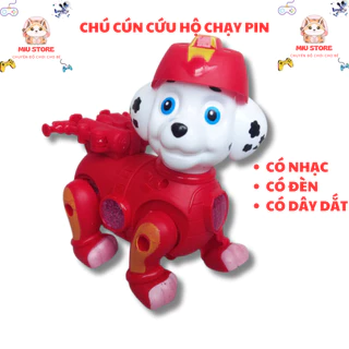 Đồ chơi chú chó cứu hộ chạy bằng pin dễ thương cho bé-Miu Store