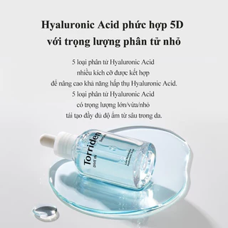 Serum và kem TORRIDEN DIVE IN giúp giữ ẩm sáng bóng da, Giữ ẩm sâu bên trong da 50ml