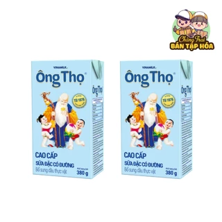 2 HỘP Sữa đặc có đường Ông Thọ Trắng nhãn xanh 380g