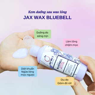 Kem dưỡng sau wax lông Jax Wax Bluebell 100ml - giảm đỏ rát, ngừa lông mọc ngược