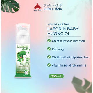 Kem đánh răng Laforin Kids phòng ngừa sâu răng, giúp hơi thở thơm mát cho bé 75g