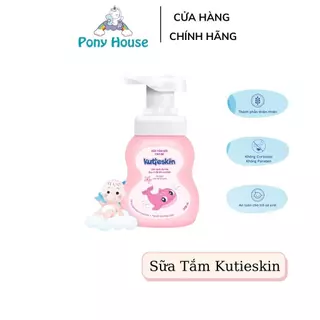 Sữa Tắm Gội Kutieskin 2in1 Hương Hoa Anh Đào An Toàn Cho Bé Từ Sơ Sinh 200ml