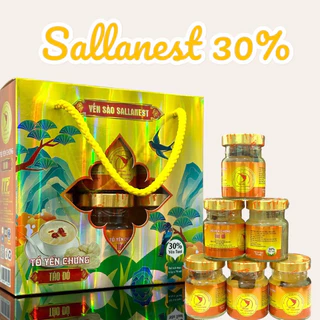 Nước Yến sào Sallanest sét 6hộp x70ml 30% Yến nguyên chất