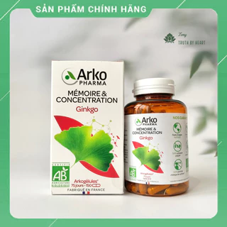 Bổ não Ginkgo Arkopharma Pháp Lọ 150 viên mẫu mới nhất