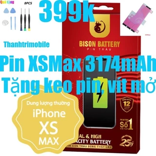 Pin XS MAX Bison dung lượng 3174mAh